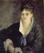 Pierre Renoir Woman in Black Spain oil painting artist